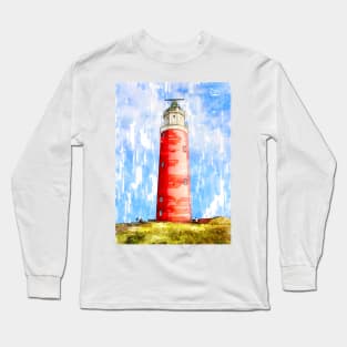 Lighthouse In Netherlands - For Lighthouse Lovers Long Sleeve T-Shirt